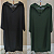 Kit 2 Vestidos Femininos Chemise Estilo Camisa Plus Size - Imagem 5