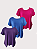 Kit 3 Blusas Viscolycra Soltinha Plus Size Cores Sortidas - Imagem 4