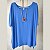 Kit 3 Blusas Viscolycra Soltinha Plus Size Cores Sortidas - Imagem 9
