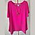 Kit 3 Blusas Viscolycra Soltinha Plus Size Cores Sortidas - Imagem 7