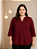 Kit 2 Camisas Soltinhas e Alongadas em Viscolinho Plus Size - Imagem 2