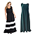 Kit 2 Vestidos Femininos Longos Soltinhos Social Plus Size - Imagem 1