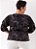 Blusa Feminina Manga 3/4 Bufante Estampa Abstrata Plus Size - Imagem 2