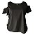 Kit 3 Blusas Femininas Helanca Plus Size Soltinhas Sortidas - Imagem 5