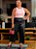Calça Feminina Cropped em Malha Cirrê Cintura Alta Plus Size - Imagem 4