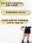 Short Saia Feminino com Recorte Frontal em Cirrê Plus Size - Imagem 3