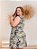 Vestido Feminino Casual Acinturado e Transpassado Plus Size - Imagem 2