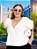 Blusa Feminina Soltinha com Elastano Off White Plus Size - Imagem 1