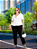 Blusa Feminina Soltinha com Elastano Off White Plus Size - Imagem 5