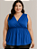 Blusa Feminina Peplum Transpassada Plus Size Várias Cores - Imagem 3
