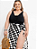 Maiô Feminino TODO Forrado com Drapeado Frontal Plus Size - Imagem 6