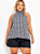 Conjunto Soltinho Short e Blusa Estampa Pied Poule Plus Size - Imagem 5