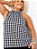 Conjunto Soltinho Short e Blusa Estampa Pied Poule Plus Size - Imagem 2
