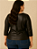 Blusa Feminina Festa Balada Malha Cirrê e Elastano Plus Size - Imagem 4