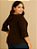 Blusa Feminina Plus Size Mullet Viscolycra Manga 3/4 Flare - Imagem 6