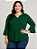 Kit 2 Blusas Femininas Plus Size Viscolycra Manga Flare Cores Sortidas - Imagem 5