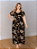 Vestido Longo Feminino Soltinho com Fenda Lateral Plus Size - Imagem 2
