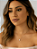 Colar Folheado Ouro 18 com Pingente Pingo Cravejado Micro Zircônia - Imagem 3