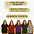 Kit 4 Blusas Femininas Manga Curta Viscolycra Plus Size Caimento Perfeito - Imagem 3
