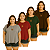 Kit 4 Blusas Femininas Manga Curta Viscolycra Plus Size Caimento Perfeito - Imagem 1