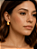 Kit com 2 Pares de Brincos Folheados a Ouro 18k ou Prata SORTIDOS Lindos - Imagem 7
