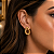 Kit 10 Pares de Brincos Folheados a Ouro 18 ou Prata SORTIDOS - Imagem 5