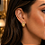 Kit 10 Pares de Brincos Folheados a Ouro 18 ou Prata SORTIDOS - Imagem 4