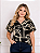 Blusa Feminina em Crepinho Estampada Soltinha Plus Size - Imagem 2