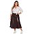 Saia Midi em Cirrê com Elastano Modelo Evasê Plus Size - Imagem 4
