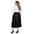 Saia Midi em Cirrê com Elastano Modelo Evasê Plus Size - Imagem 9