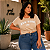 Blusa T-shirt Feminina em Viscolycra Plus Size New York 1991 - Imagem 2