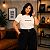 Blusa T-shirt Feminina em Viscolycra Estampa Cristã Plus Size - Imagem 2