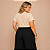 T-shirt Casual e Descolada Plus Size Manga Curta Estampa Coach - Imagem 6