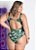 Maiô Plus Size Estampa Folhagem - Imagem 2