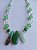 Colar Quartzo Verde, Cristal de Rocha e pingente Jade - Imagem 4
