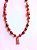 Colar Cornalina Pedras Naturais pingente Swarovski - Imagem 2