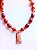 Colar Cornalina Pedras Naturais pingente Swarovski - Imagem 3