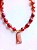 Colar Cornalina Pedras Naturais pingente Swarovski - Imagem 4