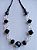 Colar Swarovski Black e Cristais Transparentes - Imagem 2