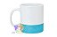 Caneca Com Tarja Glitter Cerâmica 325ml Para Sublimação - Imagem 5
