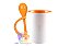 Caneca Com Colher Colorida Cerâmica Base Reta 325ml Para Sublimação - Imagem 5