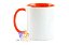 Caneca Interior e Alça Colorida Cerâmica 325ml Para Sublimação - Imagem 2