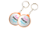 10 Chaveiros Dupla Face Bottons Personalizados 3,5cm Personalização Já Inclusa - Imagem 1
