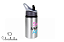 Squeeze Personalizado Prata Alumínio Com Alça 500ml Personalização Já Inclusa! - Valor por Unidade - Mínimo 10 Unidades - Imagem 2