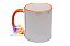 Caneca Personalizada Borda e Alça Colorida Porcelana 325ml (Diversas Cores!) Personalização Já Inclusa! - Imagem 9