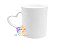 Caneca Alça Coração Personalizada Colorida Porcelana 325ml (Diversas Cores!) Personalização Já Inclusa! - Imagem 5