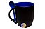 Caneca Mágica Com Colher Personalizada Interior Colorido Porcelana 325ml (Diversas Cores!) Personalização Já Inclusa! - Imagem 3