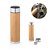 Squeeze térmico personalizado em aço inox reciclado e bambu com termómetro digital 430 mL - Mínimo 10 Unidades - Imagem 1