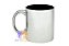 Caneca Cromada Personalizada Interior Preto Porcelana 325ml (Diversas Cores!) Personalização Já Inclusa! - Imagem 2