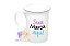 Caneca Apolo Personalizada Com Filete Porcelana 295ml (Diversas Cores!) Personalização Já Inclusa! - Imagem 1